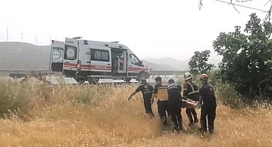 Didim'de araç takla attı: 1 yaralı