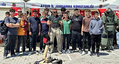 Didim'de öğrencilere jandarma ve sahil güvenlik tanıtıldı
