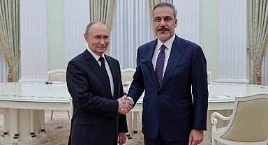 Dışişleri Bakanı Fidan, Rusya Devlet Başkanı Putin ile bir araya geldi