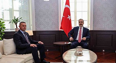 Dışişleri Bakanı Fidan, Sırp milletvekili Şkriyel'i kabul etti