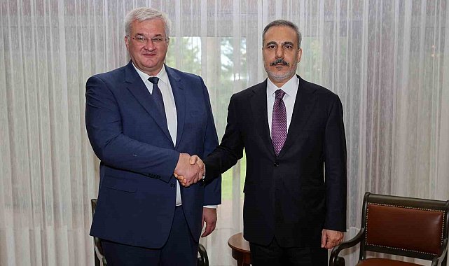 Dışişleri Bakanı Fidan, Ukraynalı mevkidaşı Sibiha ile bir araya geldi