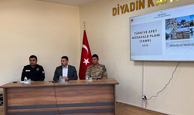 Diyadin'de afet hazırlığı masaya yatırıldı