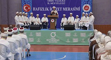 Diyanet İşleri Başkanı Erbaş: "Ülkemizde Kur'an hafızı sayısı yaklaşık yarım milyon"
