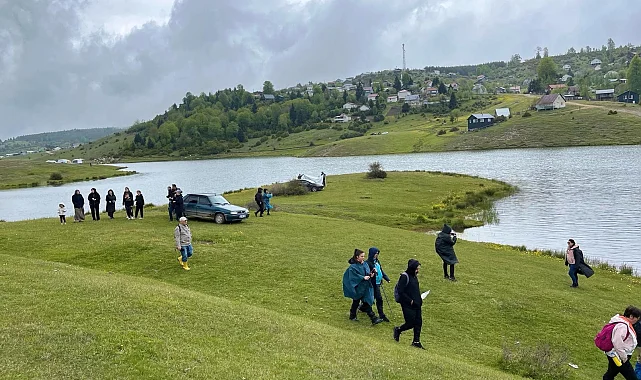 Doğa tutkunları Karagöl'ü adım adım keşfetti