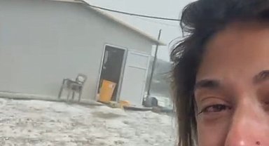 Dolunun mahsulüne verdiği zararı görünce gözyaşlarına engel olamamıştı, o anları anlattı