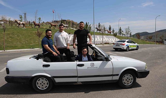 Down sendromlu Yusuf, 20 yaşında hayaline kavuştu