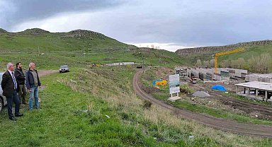 DSİ Kars Bölge Müdürü Kotan, Atıksı Arırtma Tesislerini inceledi