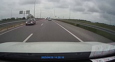 Duble yolda ters yönde gide otomobil ölüme davetiye çıkardı