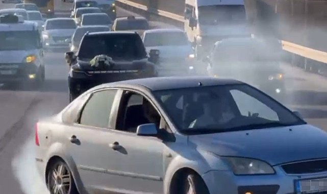 Düğün konvoyunda drift yapan sürücüye 46 bin TL ceza