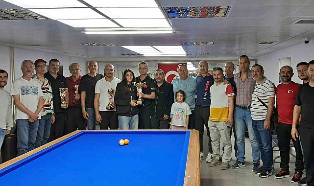 Dünya ve Türkiye 3 bant bilardo şampiyonu Muğla'da turnuvaya katıldı