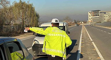 Düzce'de 240 araç trafik men edildi