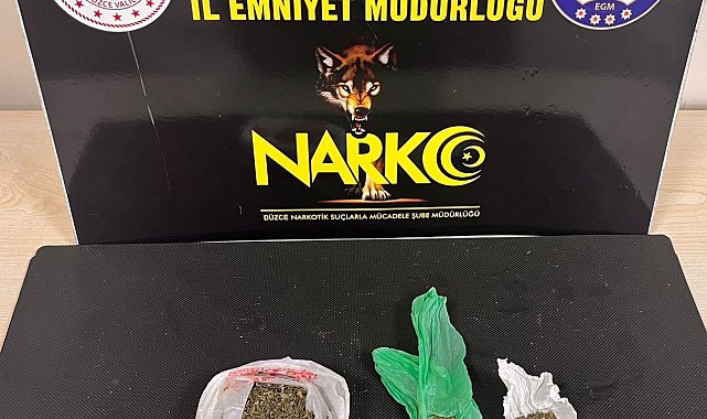 Düzce'de uyuşturucu ile mücadele sürüyor