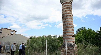 Edirne'de sadece yıkık minaresi kalan Zincirlikuyu Camii için ihya çalışmaları başladı
