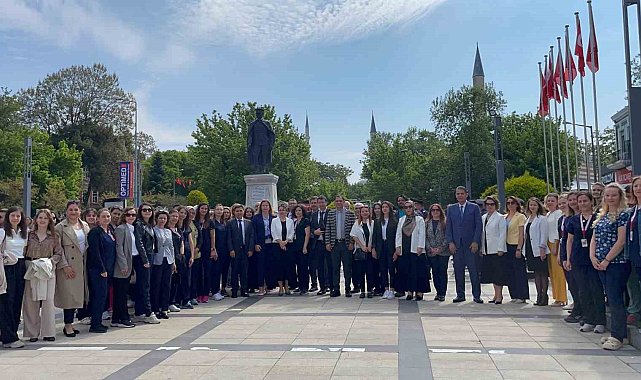 Edirne'de sağlık kahramanları unutulmadı