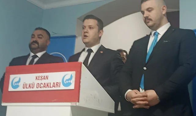 Edirne'de Keşan Ülkü Ocakları'nda görev değişimi