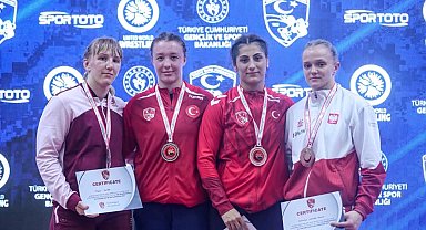 Edirneli sporcudan 3 günde 2 altın madalya