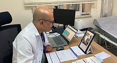 Edremit'te 'uzaktan hasta muayenesi' başladı