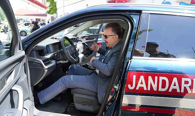 Edremit'te TOGG, Jandarma'nın hizmetine girdi