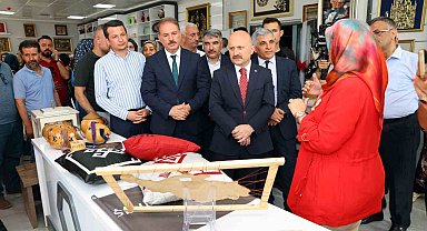 El emeği göz nuru eserler sergilendi