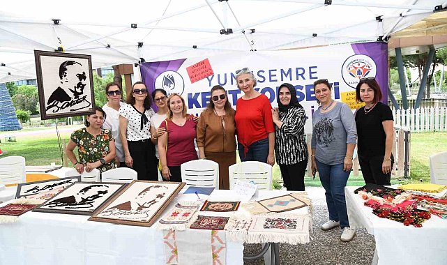 El emeği göz nuru ürünler Atatürk Kent Parkı'nda satışta