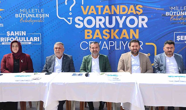 Elazığ Belediye Başkanı Şerifoğulları, vatandaşların sorularını cevapladı