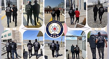 Elazığ'da kesinleşmiş hapis cezası bulunan 107 şahıs yakalandı