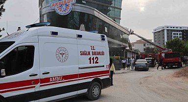 Elazığ'da plazada yangın paniği