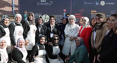 Emine Erdoğan "Anadoludakiler Kapadokya Pazarı" açılış programında konuştu