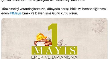 Emine Erdoğan'dan 1 Mayıs Emek ve Dayanışma Günü mesajı: