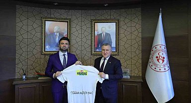 Enes Çelik'ten Gençlik ve Spor Bakanı'na teşekkür ziyareti