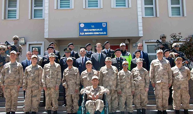 Erciş'te temsili askerlik töreni düzenlendi