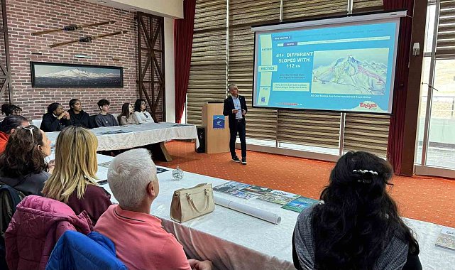 Erciyes, Romanya ve Karayipler'den gelen gençleri hayran bıraktı