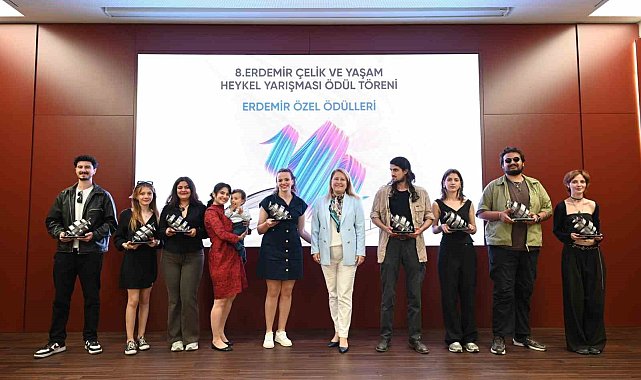 Erdemir Çelik ve Yaşam Heykel Yarışması'nda ödüller sahiplerini buldu