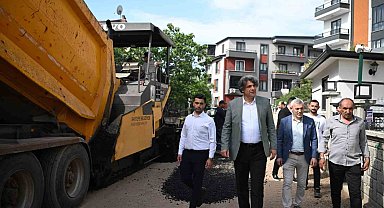 Ertuğrulgazi mahallesine 250 ton asfalt