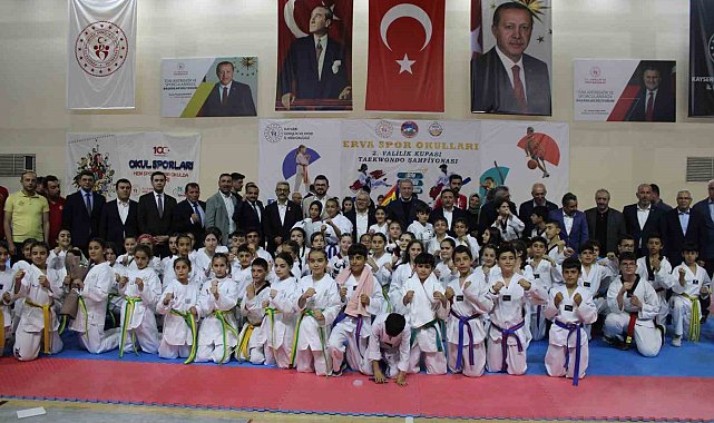 Erva Spor Okulları 2. Valilik Kupası Taekwondo Şampiyonası yapıldı