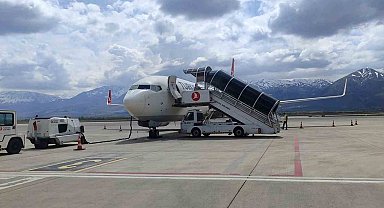 Erzincan Yıldırım Akbulut Havalimanı'ndan nisan ayında 35 bin 836 yolcu faydalandı