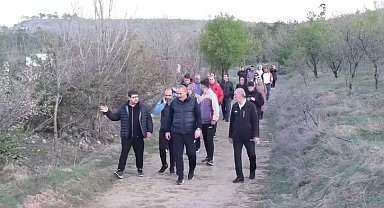 Erzincan'da doğa yürüyüşü yapıldı