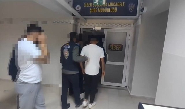 Erzincan'da siber suç operasyonunda 9 şüpheli yakalandı