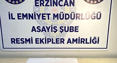 Erzincan'da uyuşturucu madde ele geçirildi
