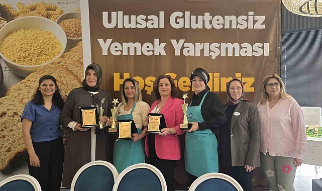 Erzurum Çölyak Derneği'ne Glutensiz yemek yarışmasında üçüncülük ödülü
