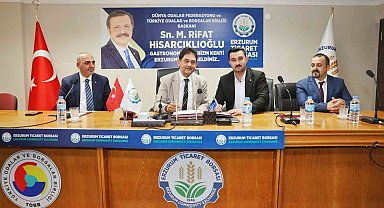 Erzurum ve Ağrı ticaret borsaları arasında "Kardeş Borsa Protokolü" imzalandı