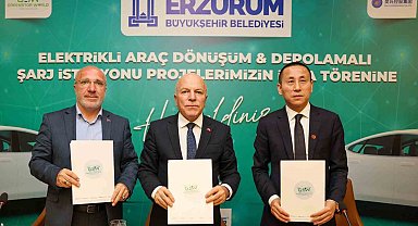 Erzurum'a dev yatırım: "Elektrikli araç dönüşümü ve enerji depolamalı şarj istasyonları kurulacak"