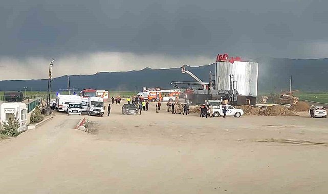 Erzurum'da Güven Asfalt tesislerinde patlama