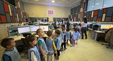 Es Çocuk Evi'nin minikleri 112'yi keşfetti