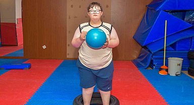 Esenyurt'ta özel çocuklara bireysel spor desteği