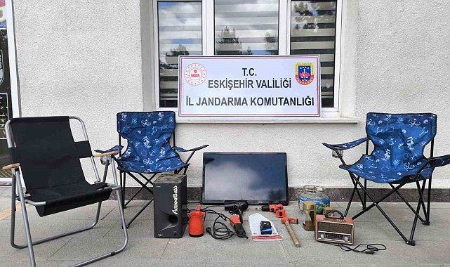 Eskişehir'de ilginç hırsızlık olayı: Kamp sandalyelerini ve piknik ekipmanlarını çaldılar