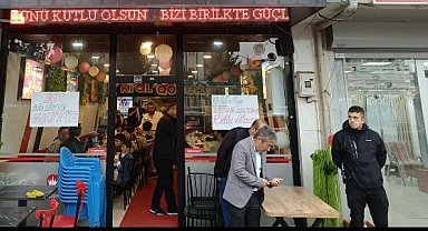 Esnaftan engellilere yemek ikramı