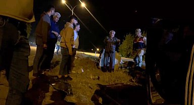 Evladının kaza yapmasına kızan baba "adam ol" diyerek sitem etti