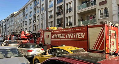 Eyüpsultan'da 7 katlı binanın çatısı alev alev yandı: Yangın iki binaya sıçradı
