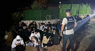 Fethiye'de 17'si çocuk 36 düzensiz göçmen yakalandı
